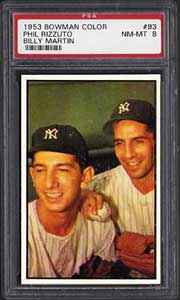 Phil Rizzuto, Billy Martin 1953 Bowman #93